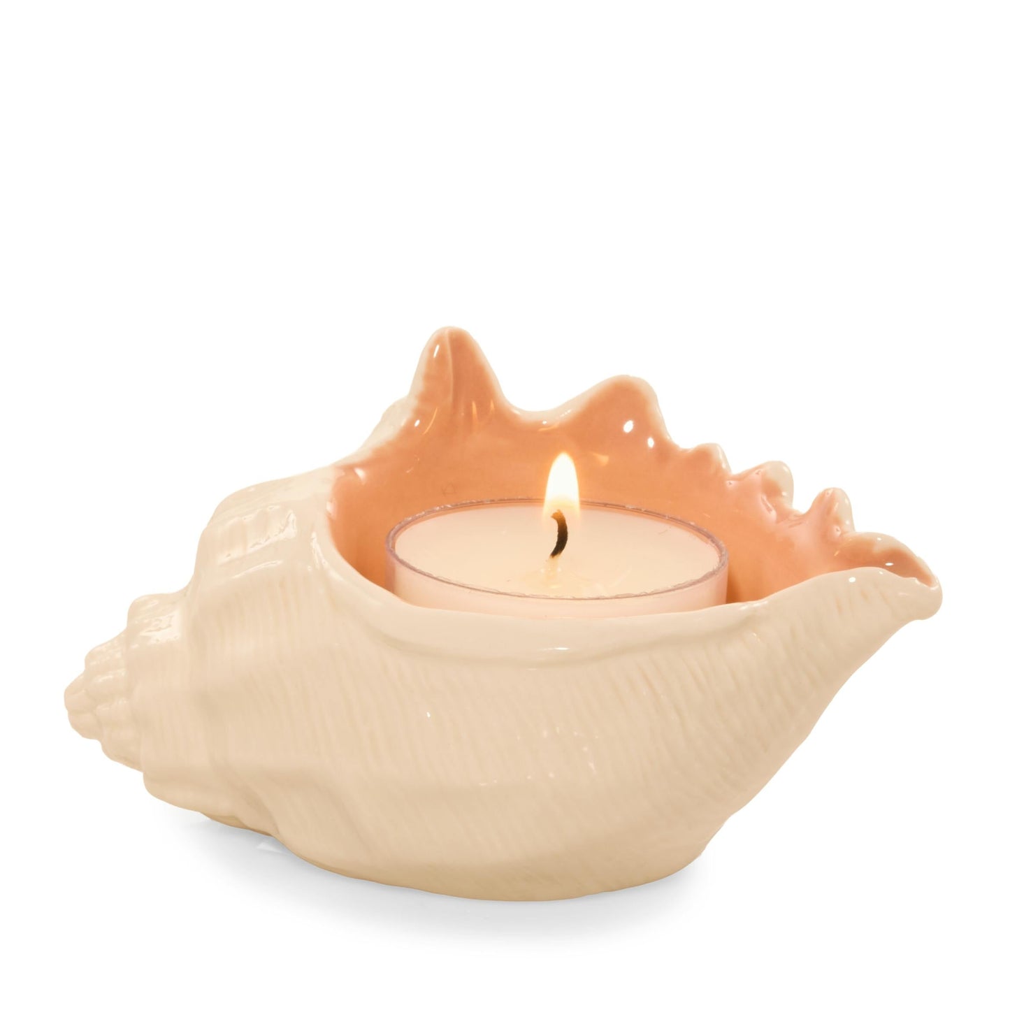 Seashell Tea Light Candle Holder (S5FEJ)
