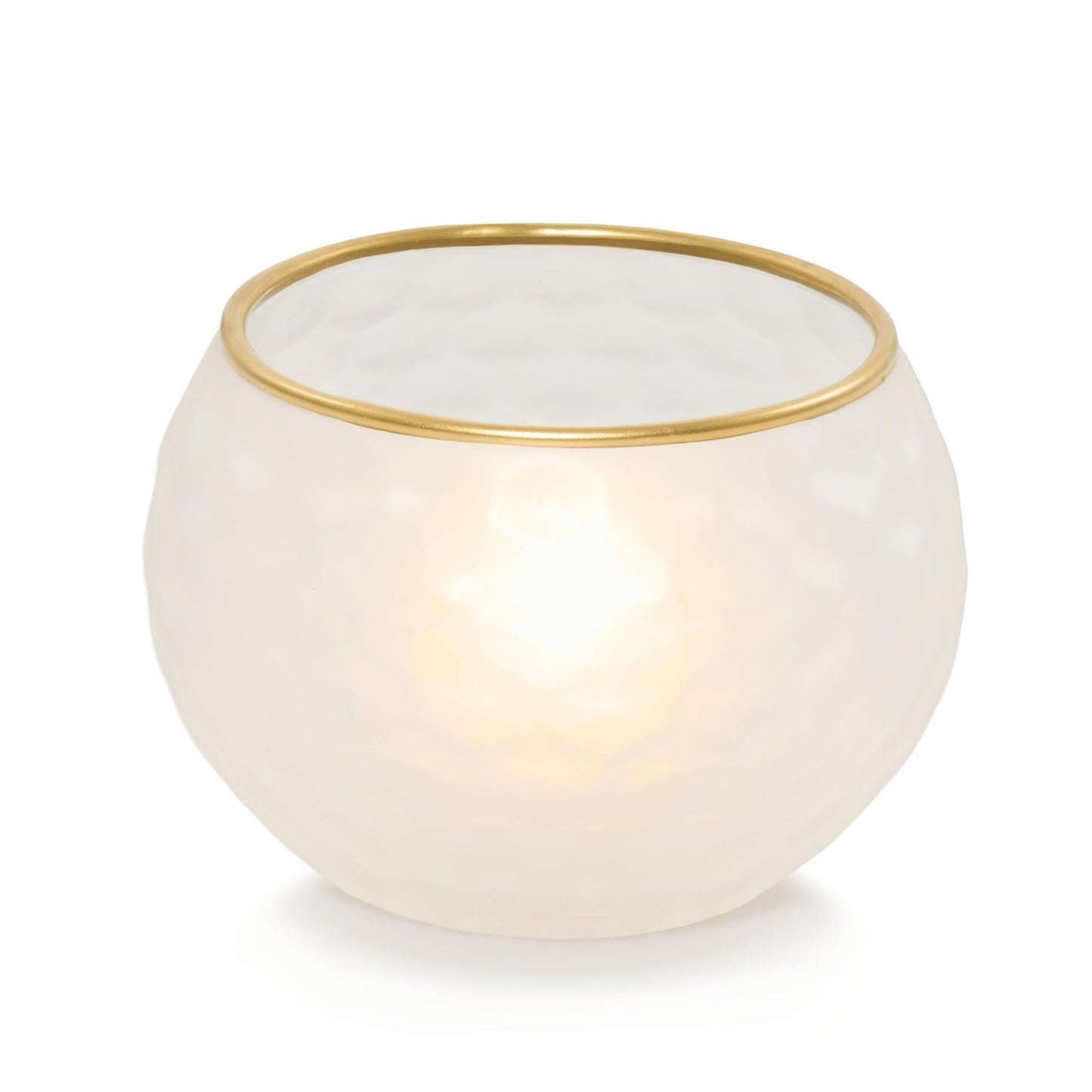 Frosted Honeycomb Tea Light Candle Holder (S5SEL)